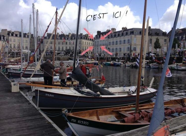 Vue Imprenable Sur Le Port, Charmant Et Clair! Vannes Buitenkant foto